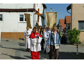 Bittprozession an Christi Himmelfahrt (Foto: Karl-Franz Thiede)